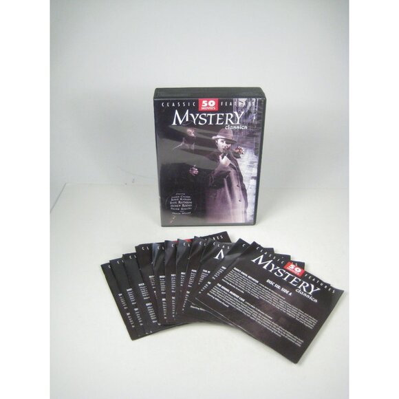 Classic Mystery Movies Collection 50 Film Set DVD Box Set - Picture 1 of 9